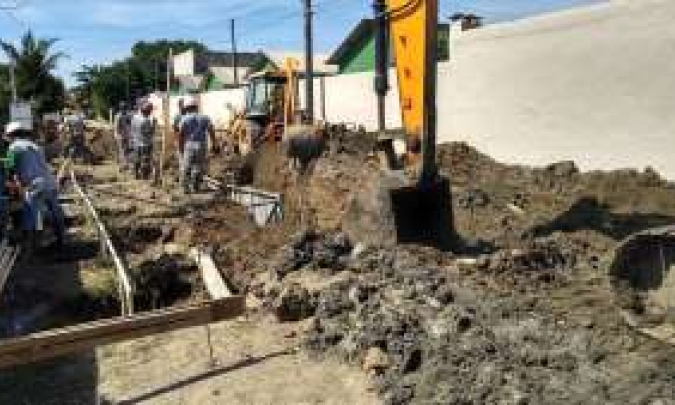 Works to expand sewage collection begin at Jardim Praiamar
