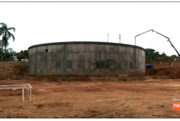 Itapema e Camburiú inauguram reservatórios para garantir abastecimento de água.