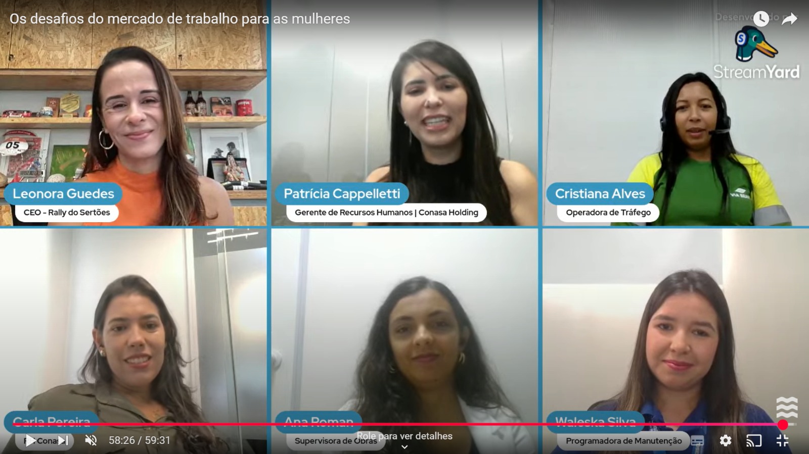 Conasa promove roda de conversa sobre os desafios do mercado de trabalho para as mulheres