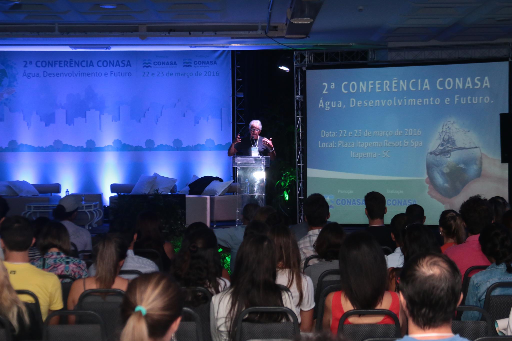 Conasa realiza conferência com Giannetti e Gabeira sobre “Água, desenvolvimento e futuro”