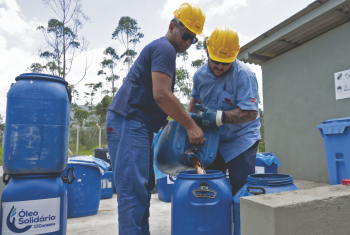 Projeto Óleo Solidário repassa mais de 6 mil reais para a APAE de Itapema em 2025