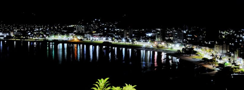CARAGUÁ LUZ CONCLUDES THE FIRST STAGE OF THE MODERNIZATION OF THE CENTRAL LIGHTING OF AVENIDA DA PRAIA