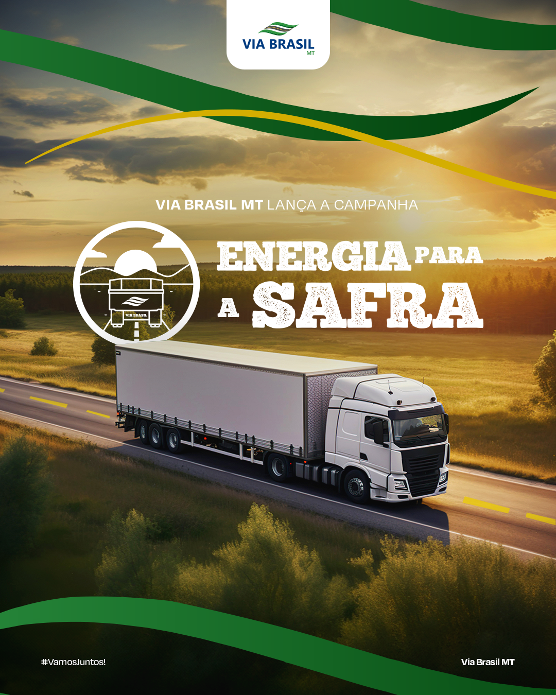 VIA BRASIL MT320 TAKES ACTION WITH TRUCK DRIVERS ON 'ENERGY FOR THE HARVEST' CAMPAIGN