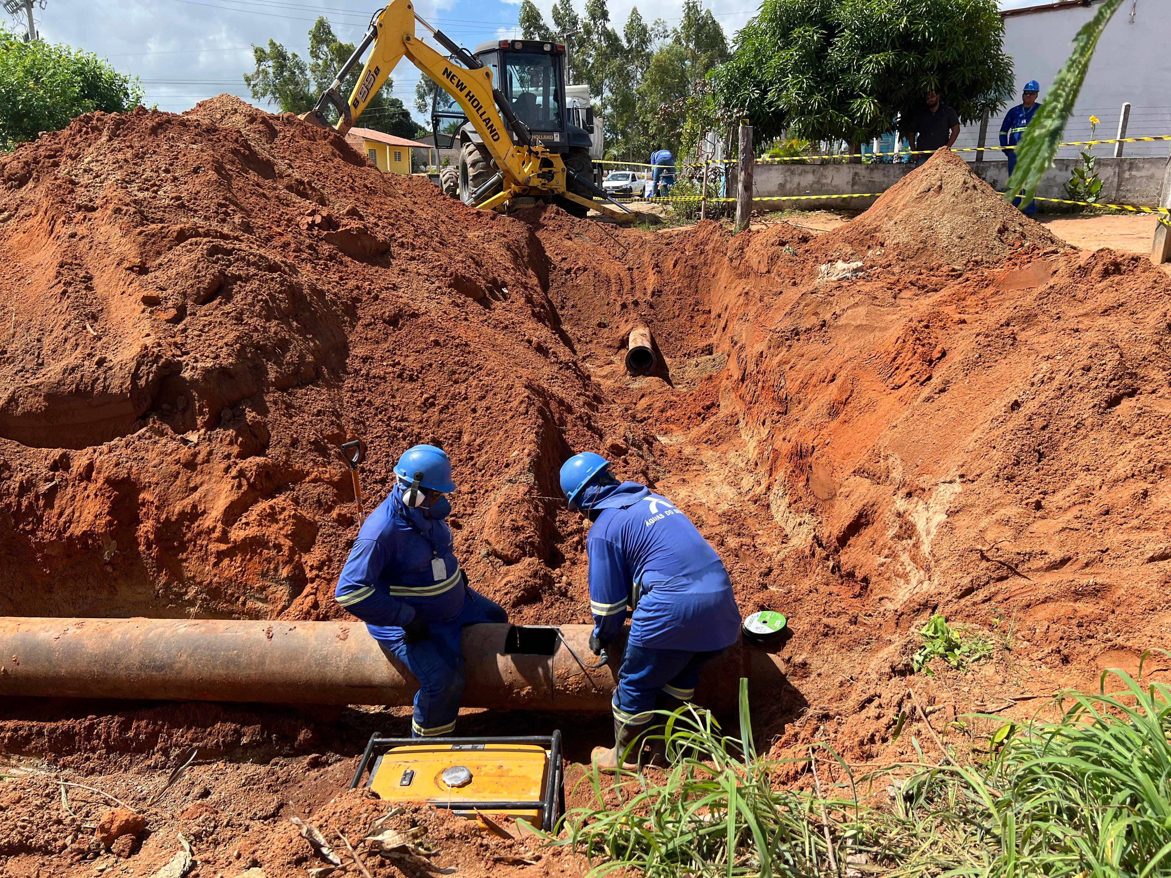 Águas do Sertão inicia obras para melhorar o abastecimento de água em Olivença (AL)