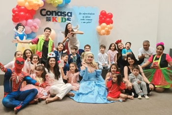 Conasa Kids: Ação de Dia das Crianças recebe filhos dos colaboradores para uma tarde na sede da empresa