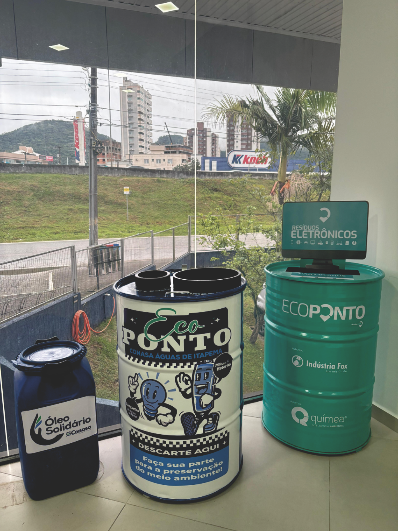 Conasa Águas de Itapema disponibiliza ecoponto para descarte de lâmpadas, pilhas e baterias